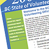 BC State of Volunteering Report website